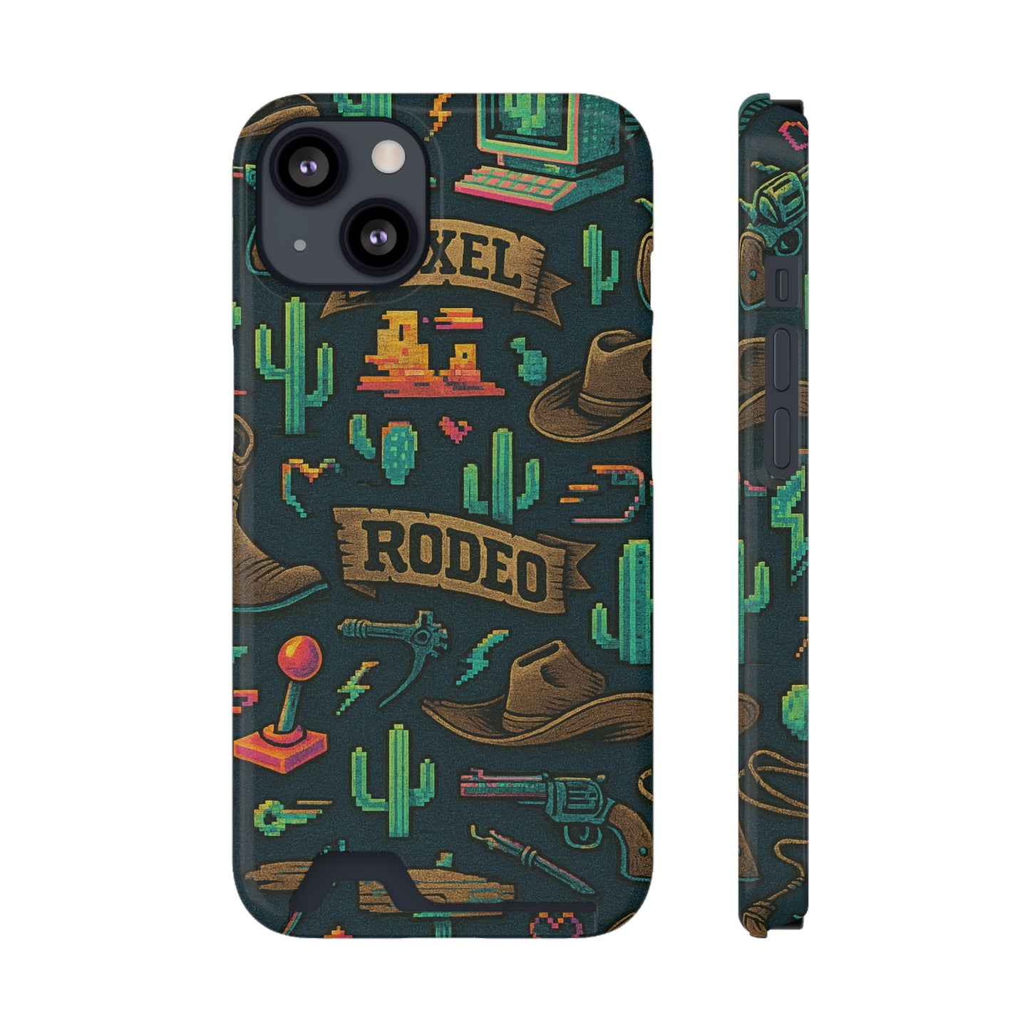 Pixel Rodeo • Apple iPhone 13 • MagSafe® Tough Case with Card Holder