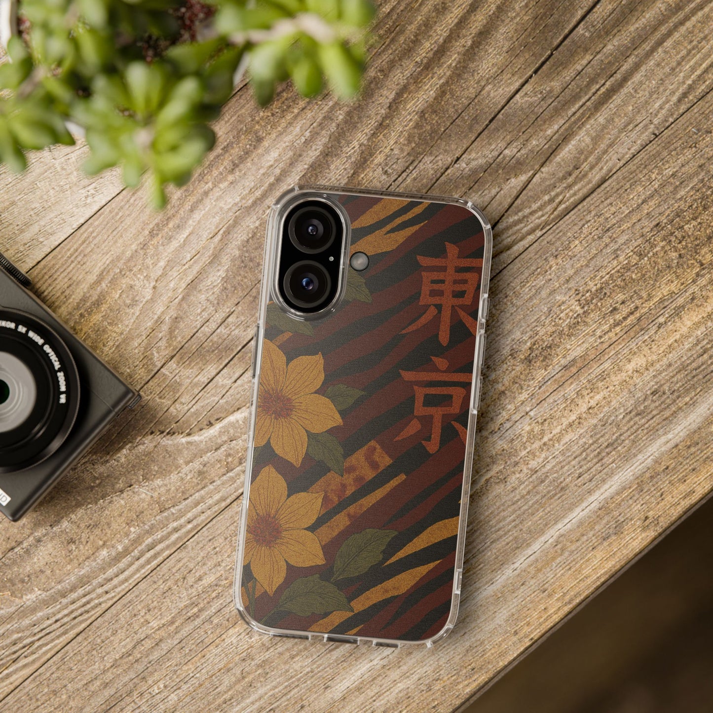 Tiger Petal • Apple iPhone 16 • Clear Case