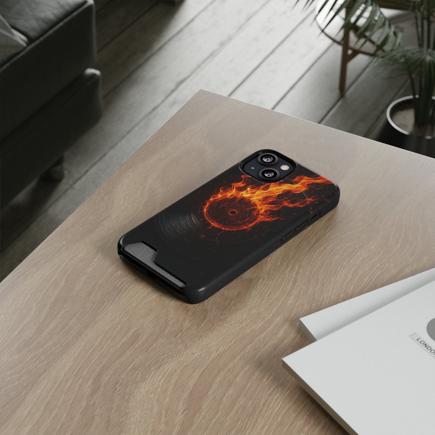 Vinyl Inferno • Apple iPhone 13 • MagSafe® Tough Case with Card Holder