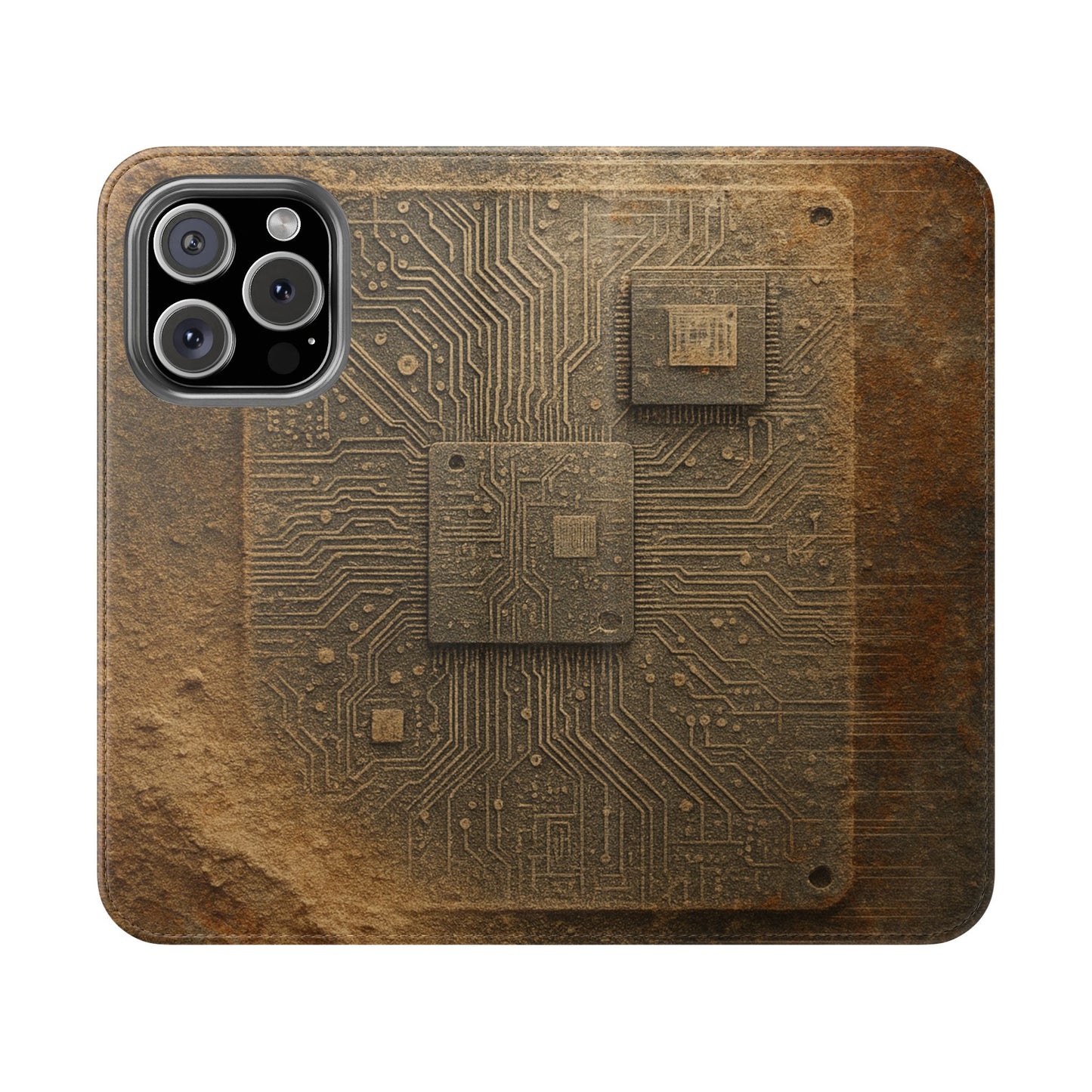 Sand Circuit • Apple iPhone 16 Flip Case