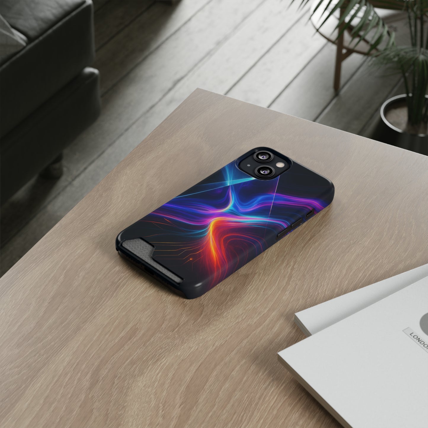 Prism Fracture • Apple iPhone 13 • MagSafe® Tough Case with Card Holder