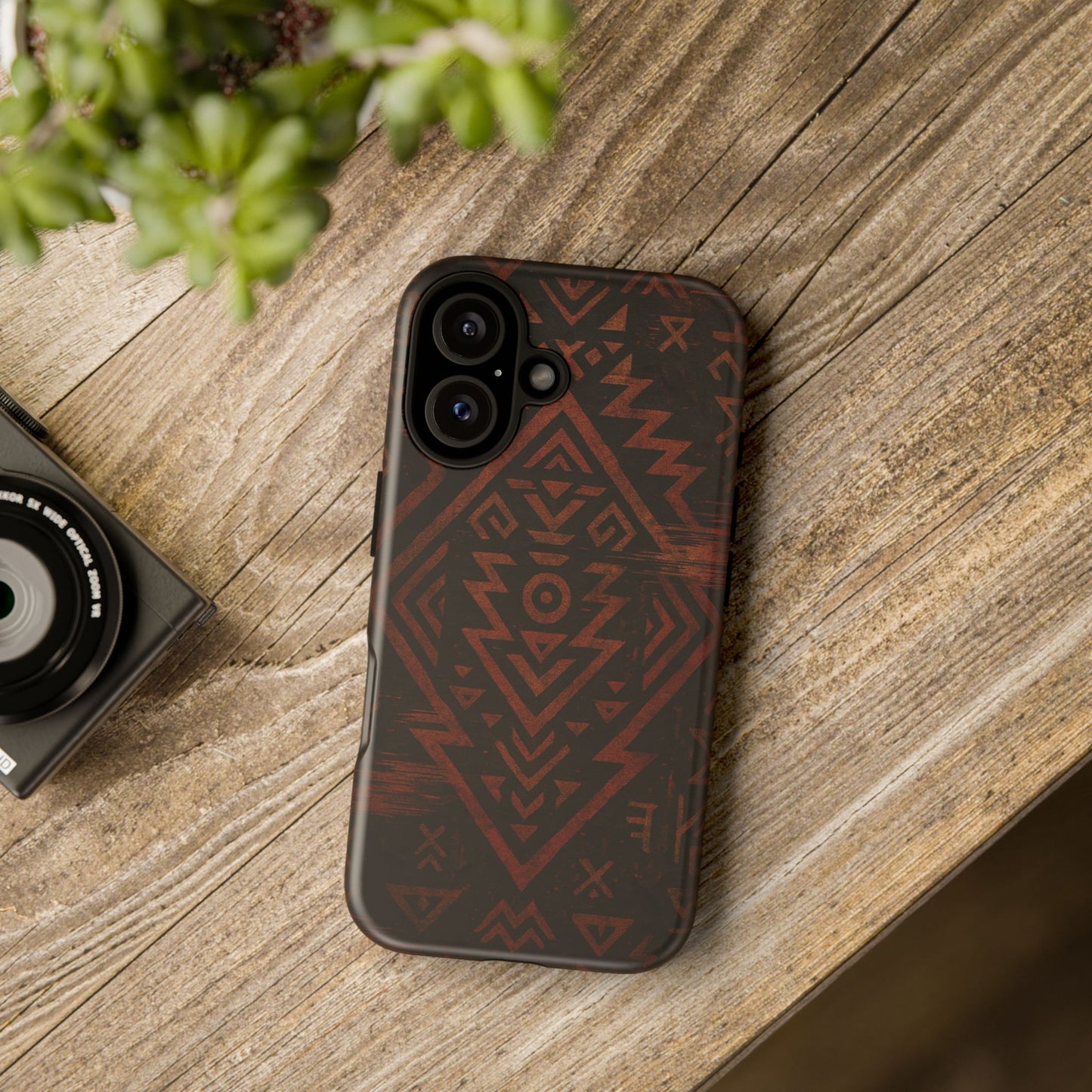 Tribal Glitch • Apple iPhone 16 • MagSafe® Magnetic Tough Case