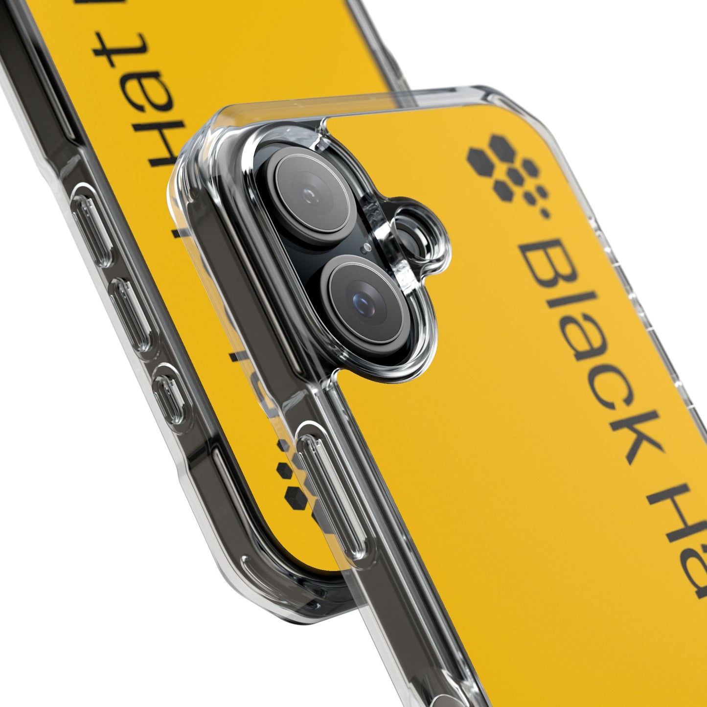 Black Hat Pixels • Apple iPhone 16 • MagSafe® Clear Case
