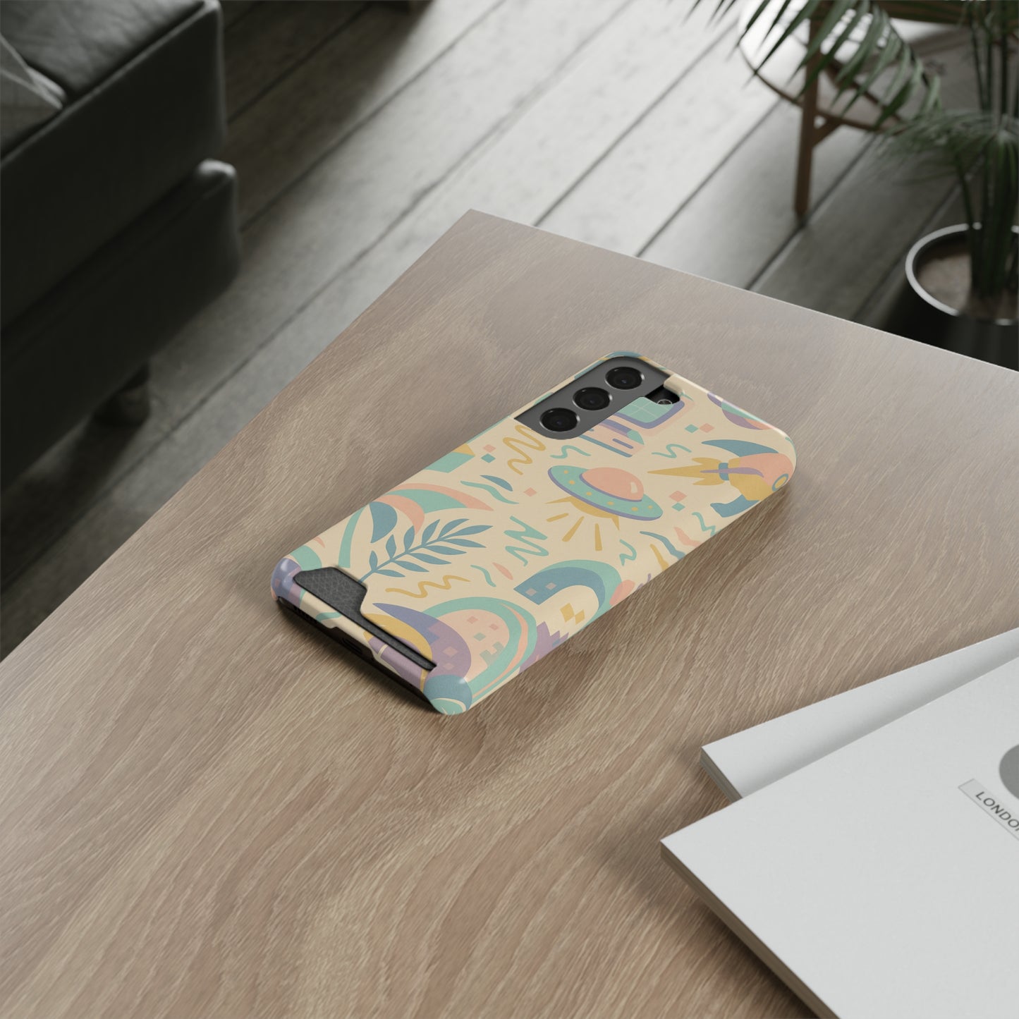 Galactic Whimsy • Samsung Galaxy S22 • MagSafe® Tough Case with Card Holder