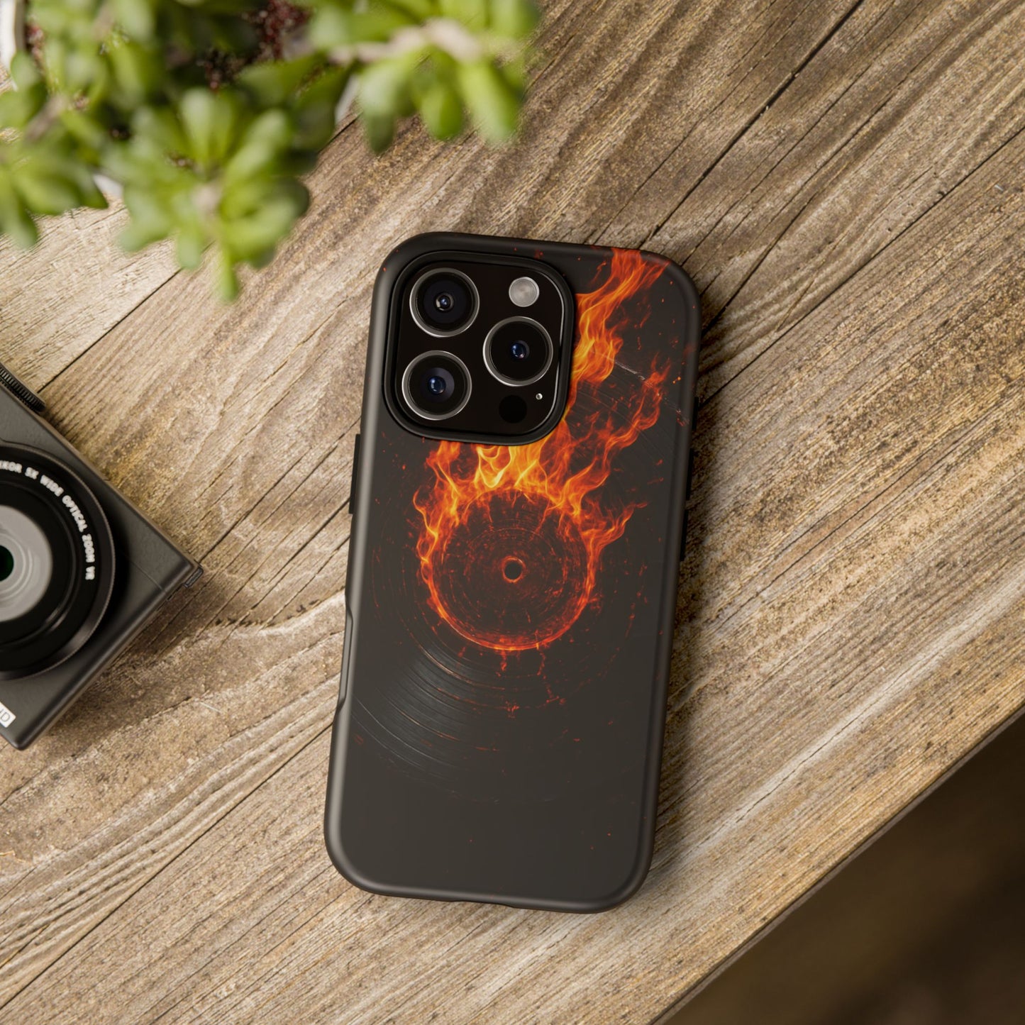 Vinyl Inferno • Apple iPhone 16 • MagSafe® Magnetic Tough Case