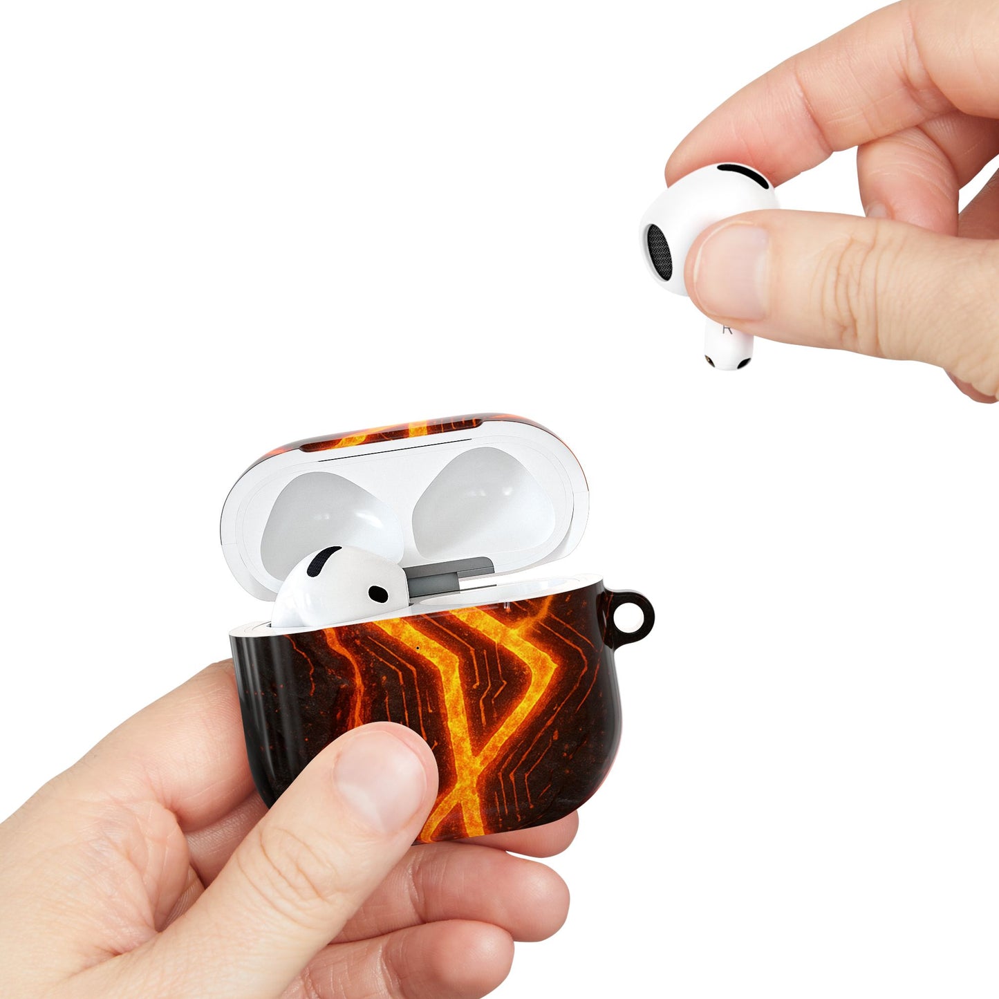 Molten Glyph • AirPods Gen 4 Case (AOP)