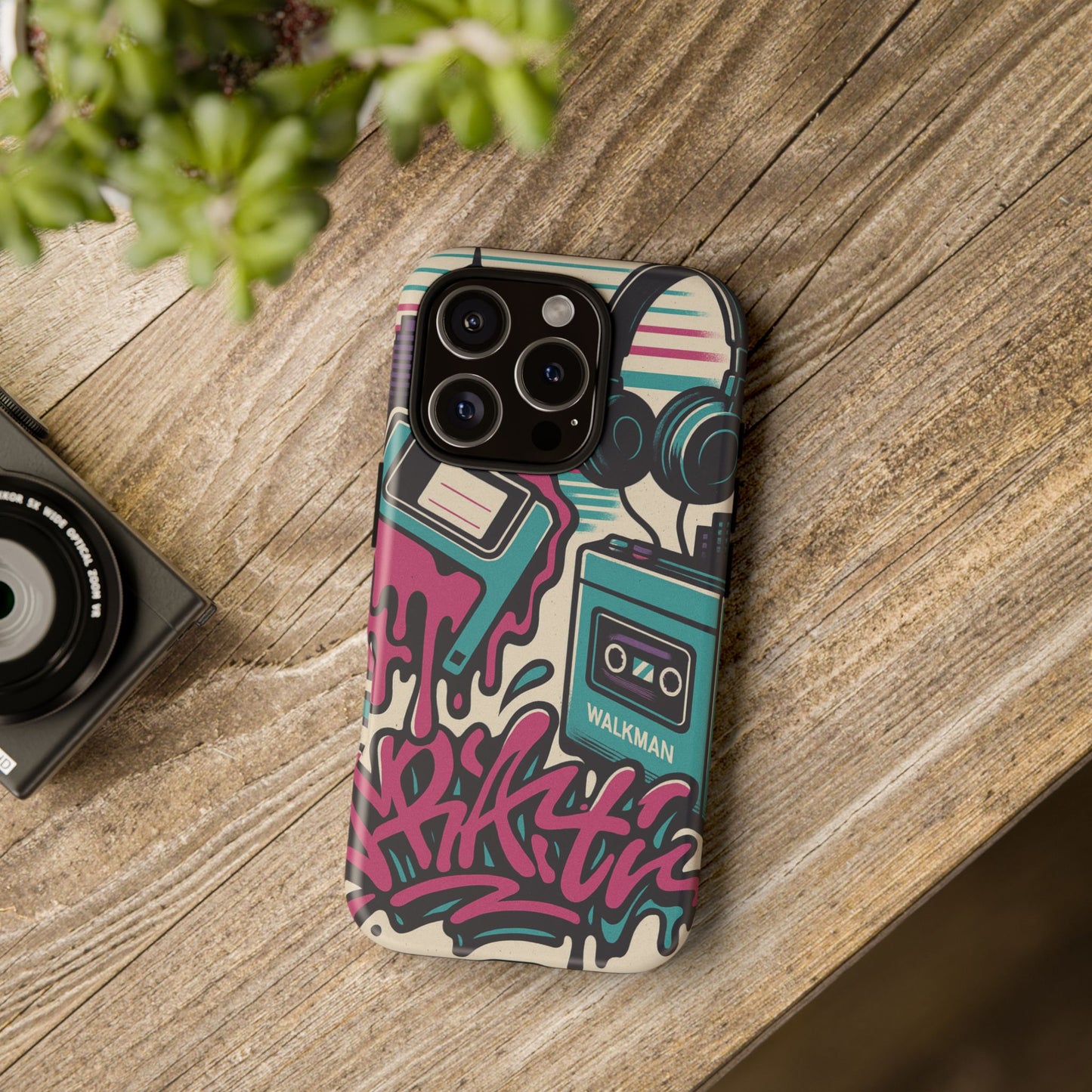 Retro Beats • Apple iPhone 16 • MagSafe® Magnetic Tough Case