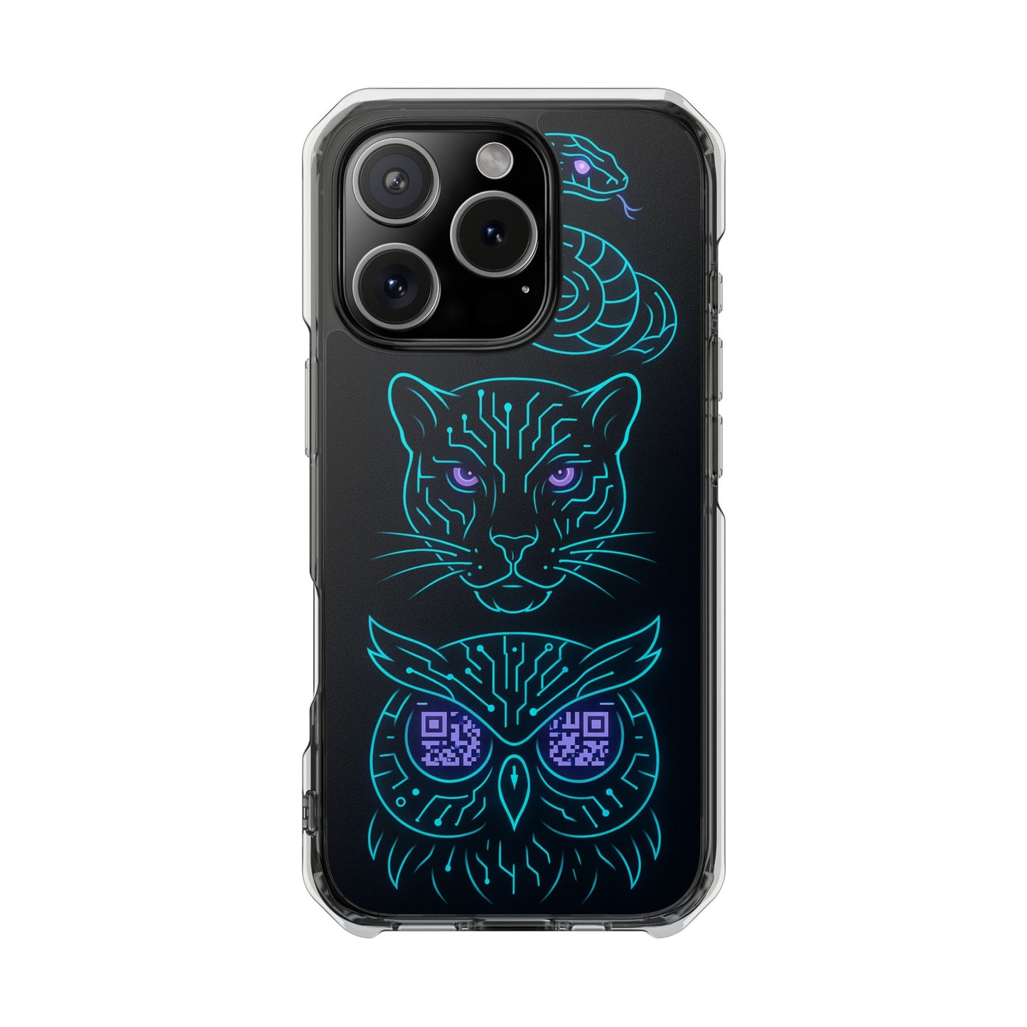 Mystic Midnight • Apple iPhone 16 • MagSafe® Clear Case