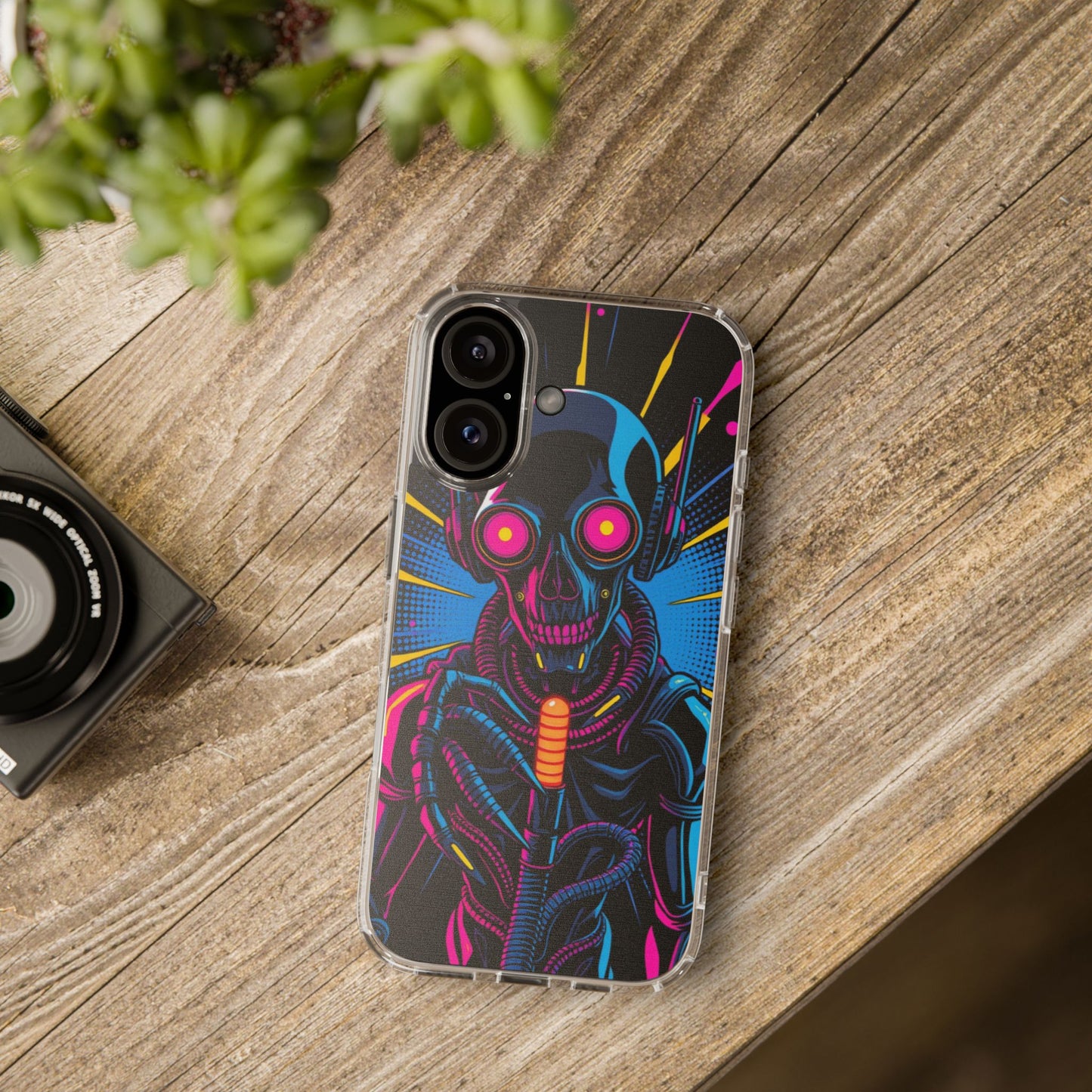 Neon Reaper • Apple iPhone 16 • Clear Case