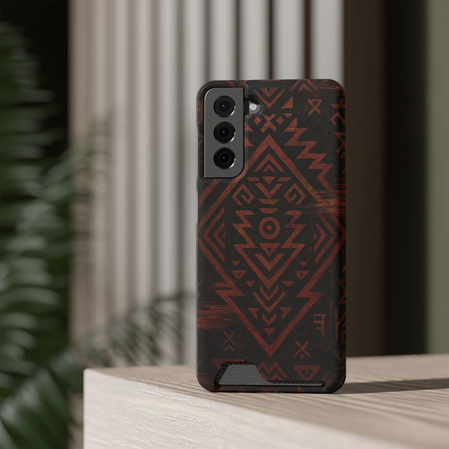 Tribal Glitch • Samsung Galaxy S21 • MagSafe® Tough Case with Card Holder