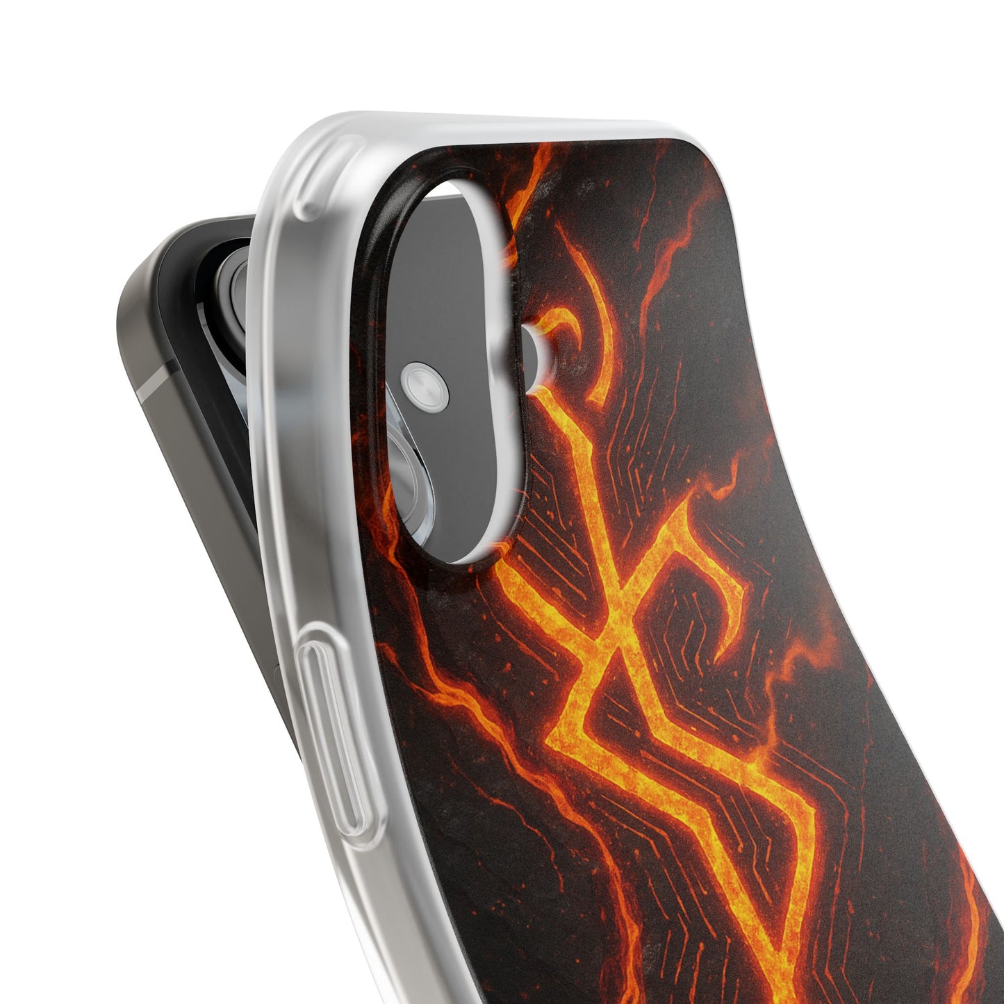Molten Glyph • Apple iPhone 16 • Flexi Clear Case