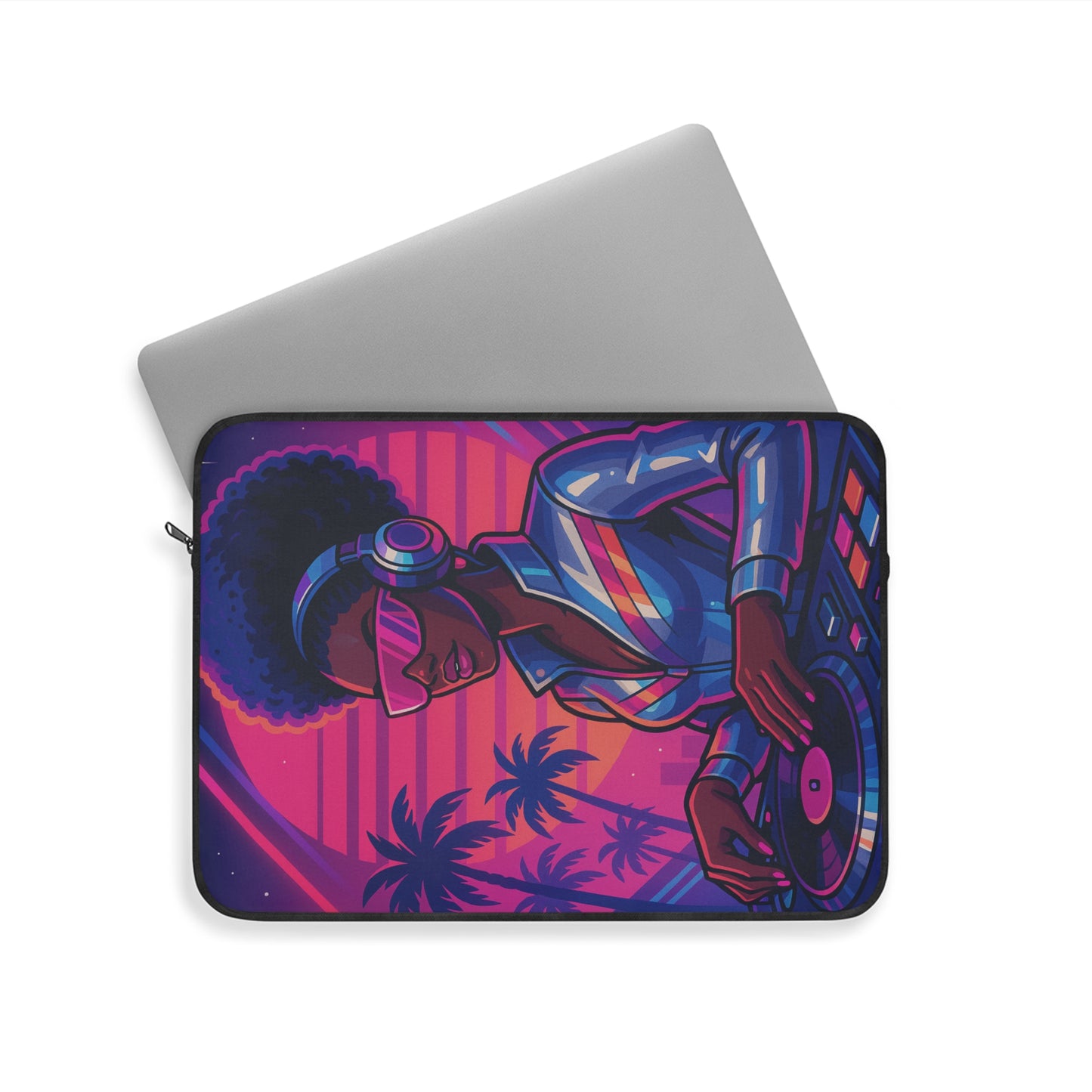 Afro Grooving • Single Zipper Laptop Sleeve