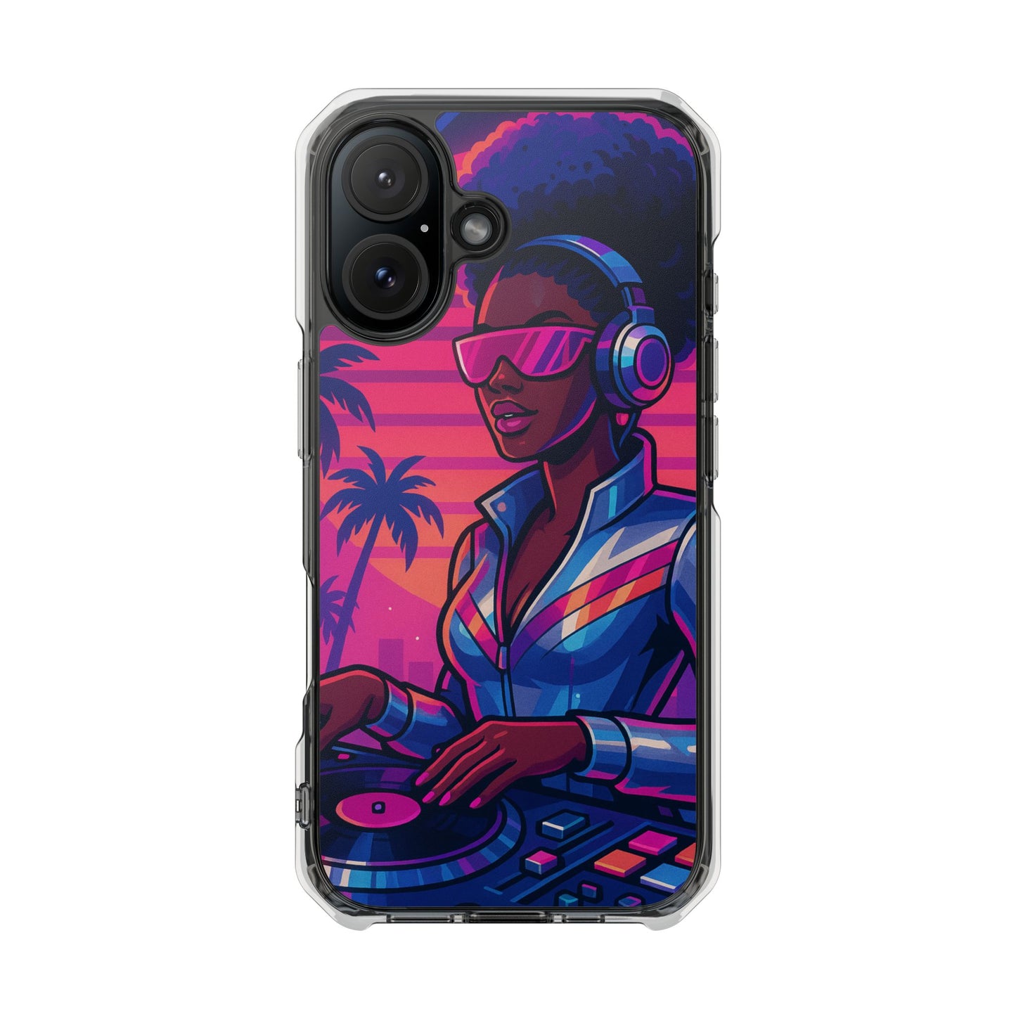 Afro Grooving • Apple iPhone 16 • MagSafe® Clear Case