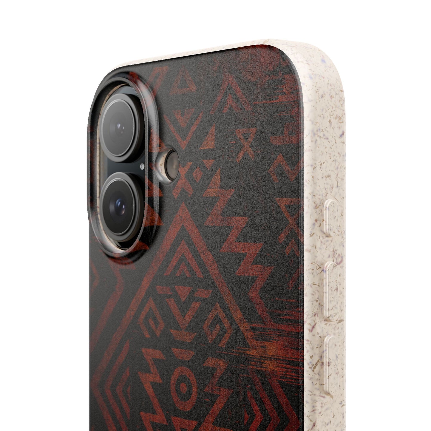 Tribal Glitch • Apple iPhone 16 Eco-Friendly Phone Case