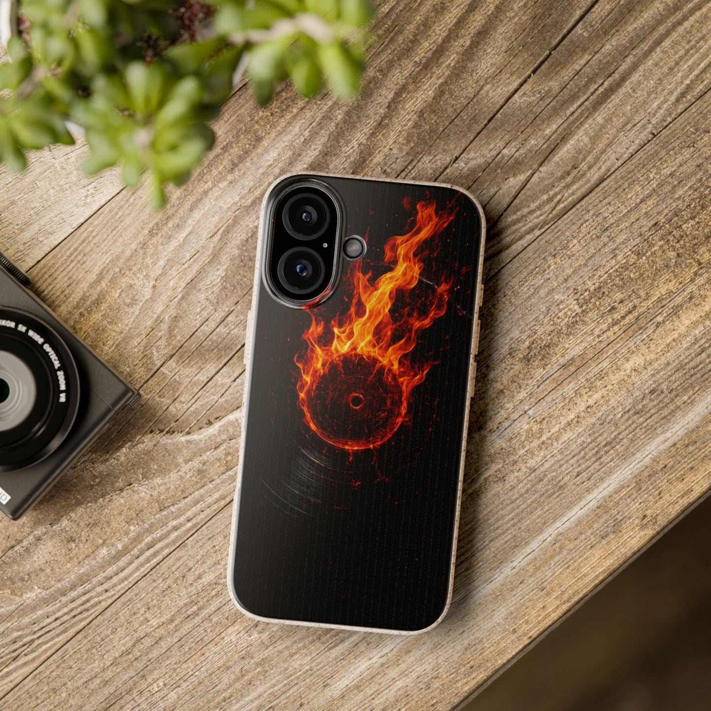 Vinyl Inferno • Apple iPhone 16 Eco-Friendly Phone Case
