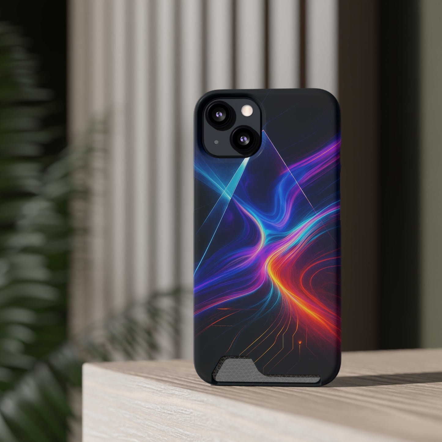 Prism Fracture • Apple iPhone 13 • MagSafe® Tough Case with Card Holder