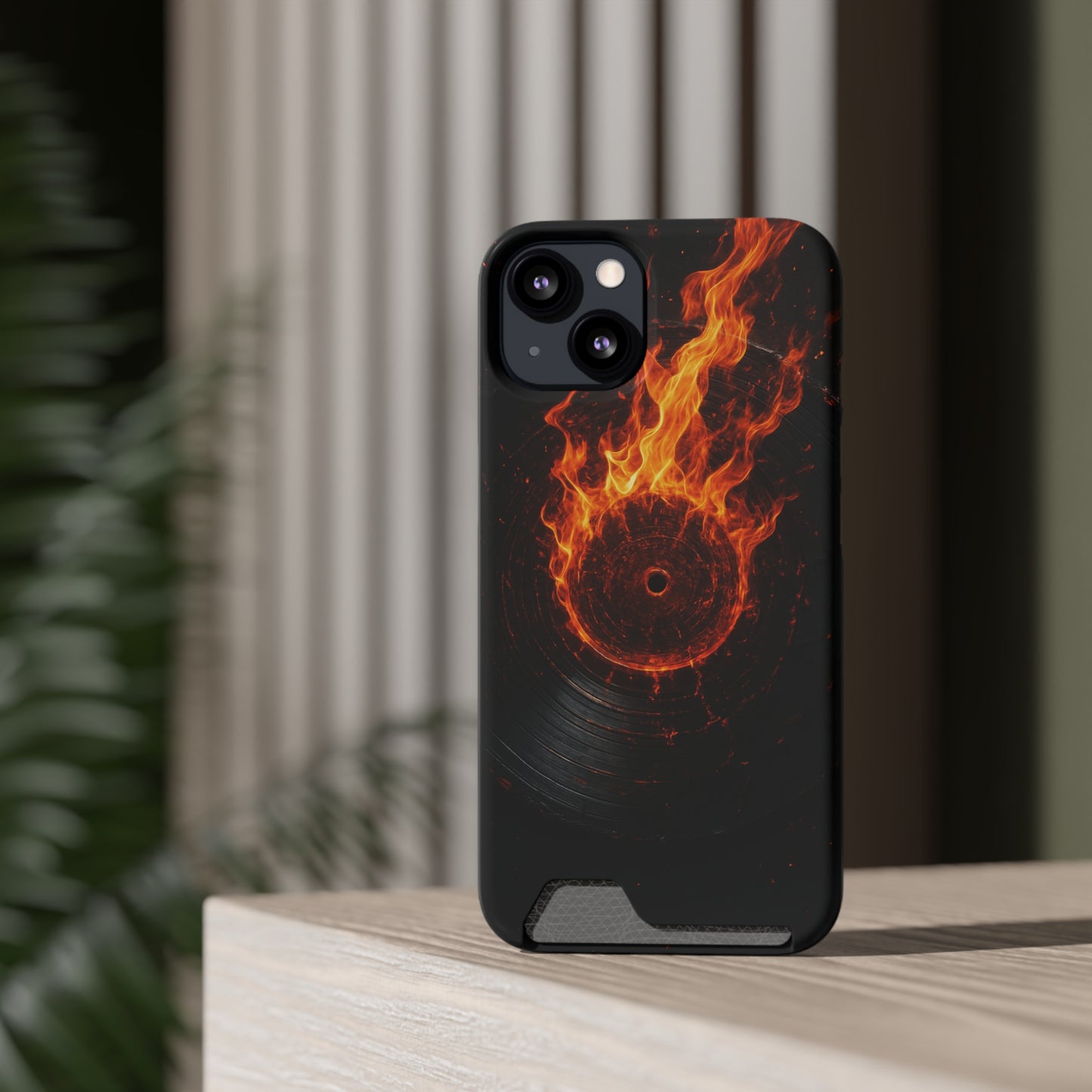 Vinyl Inferno • Apple iPhone 13 • MagSafe® Tough Case with Card Holder