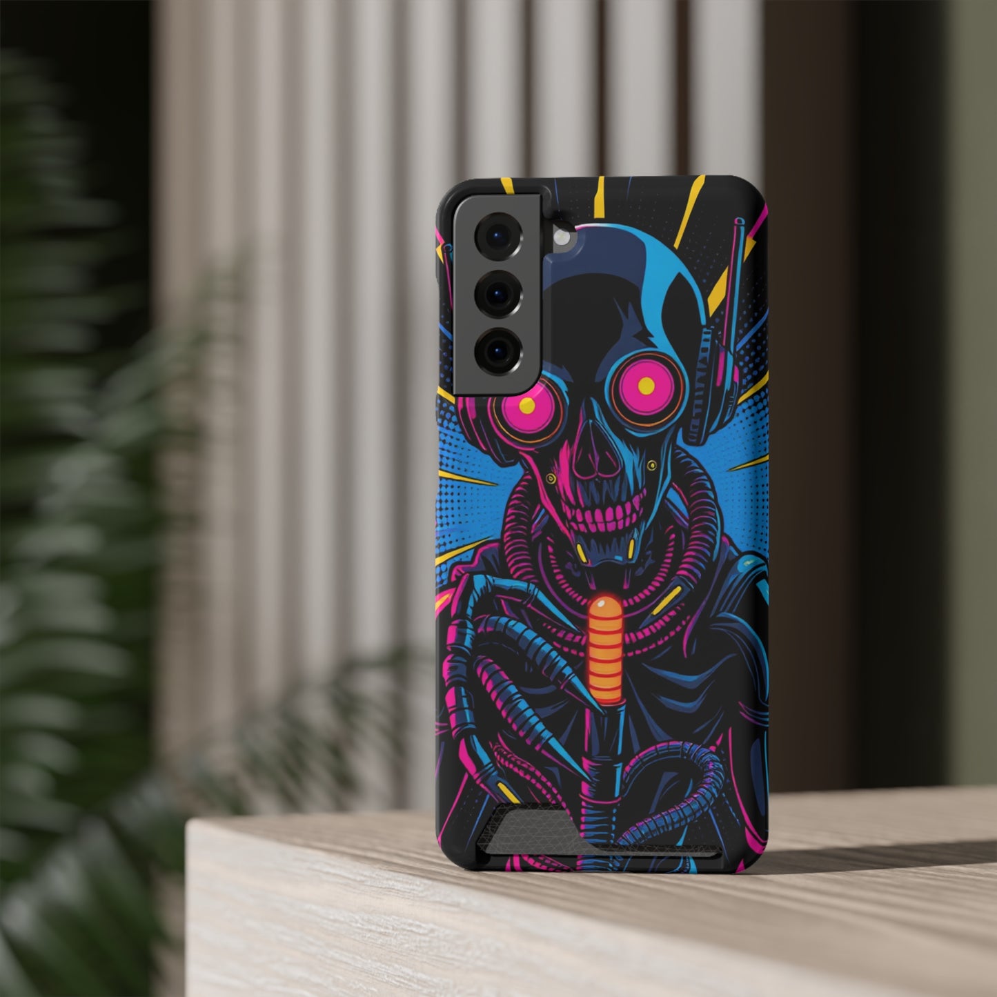 Neon Reaper • Samsung Galaxy S21 • MagSafe® Tough Case with Card Holder