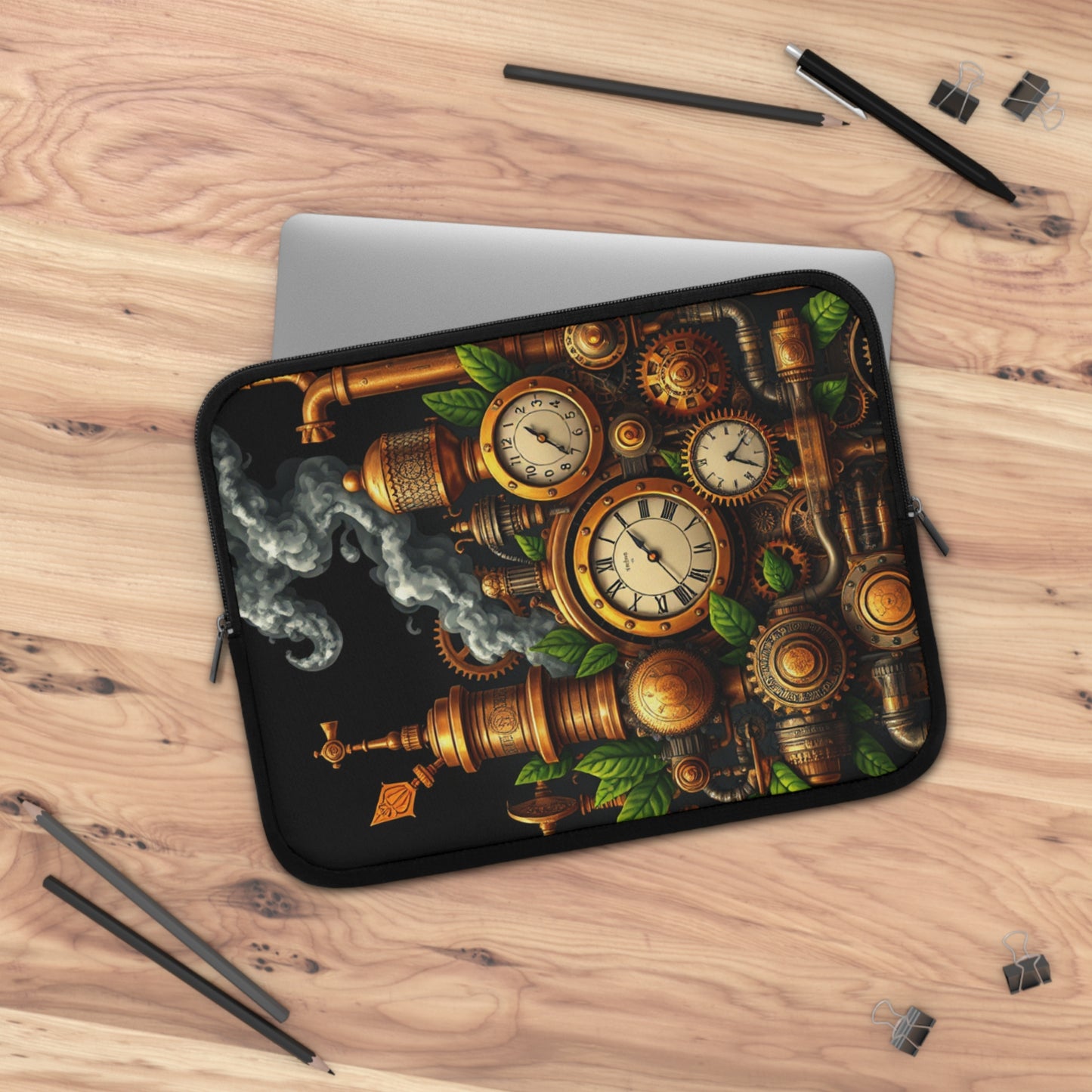 Steampunk Signal • Dual Zipper Laptop Sleeve