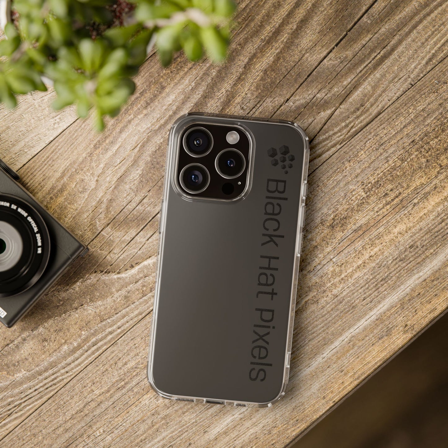 Black Hat Pixels • Apple iPhone 16 • Clear Case