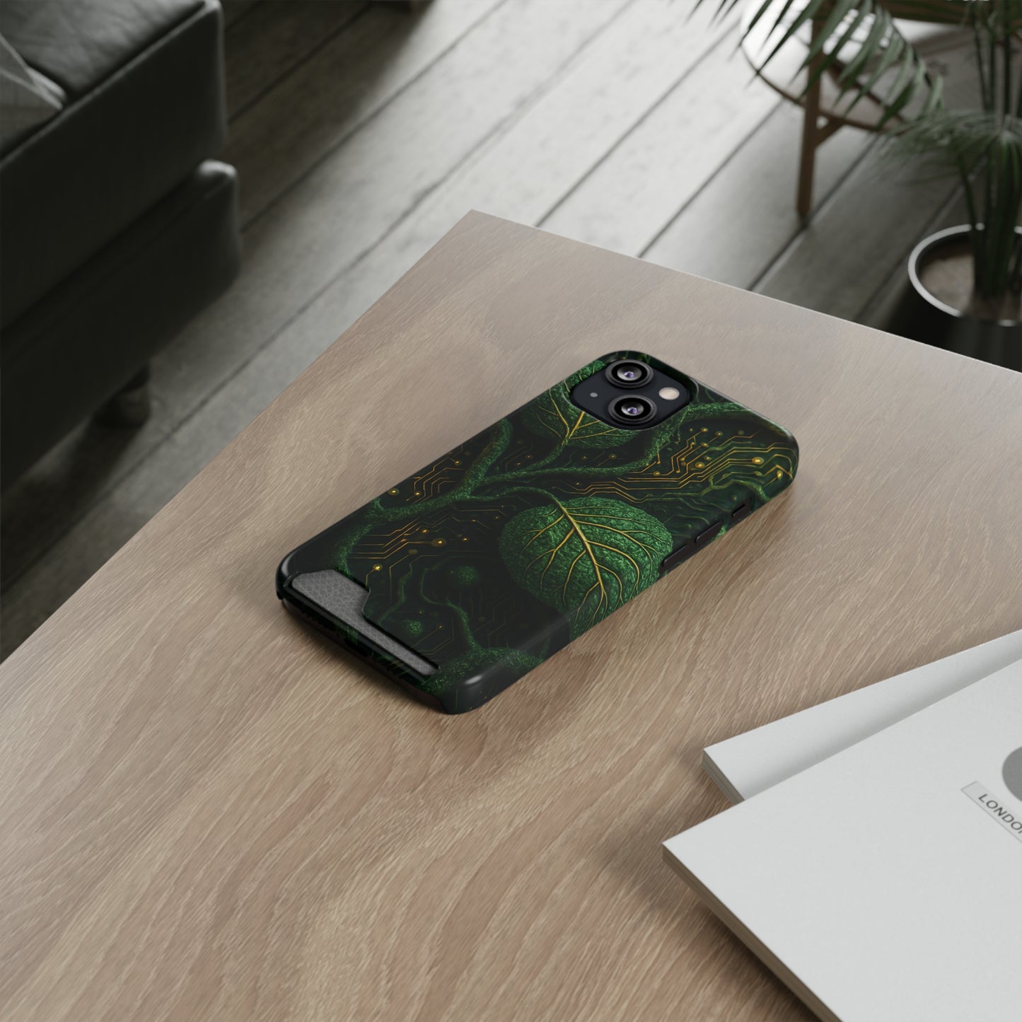 Tech Flora • Apple iPhone 13 • MagSafe® Tough Case with Card Holder