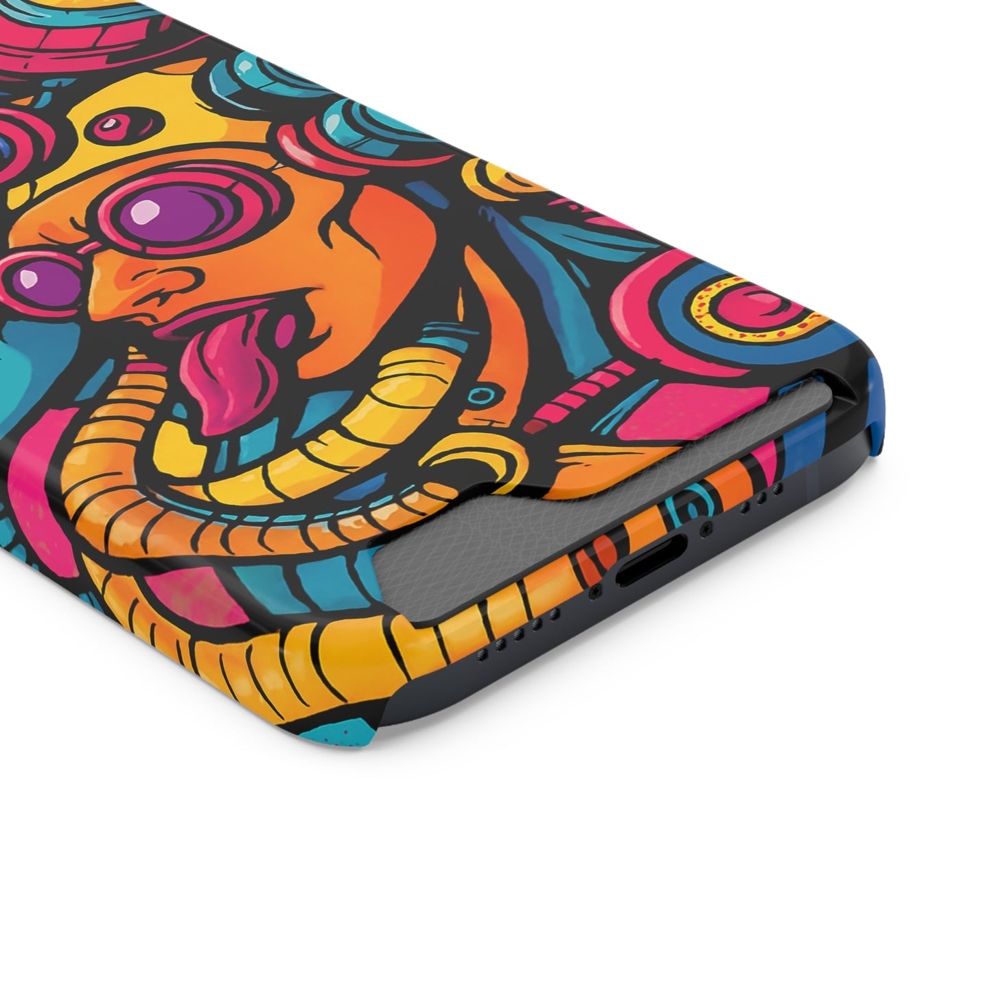 Pixel Pop • Apple iPhone 13 • MagSafe® Tough Case with Card Holder