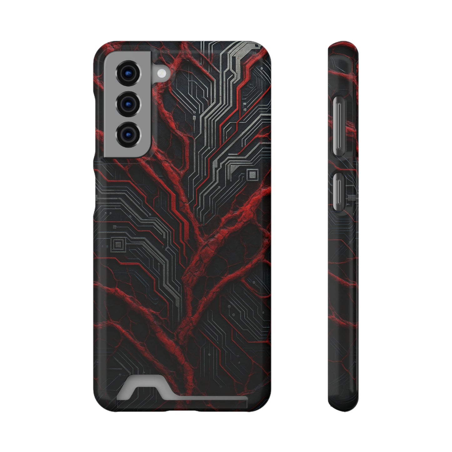 Binary Vein • Samsung Galaxy S21 • MagSafe® Tough Case with Card Holder