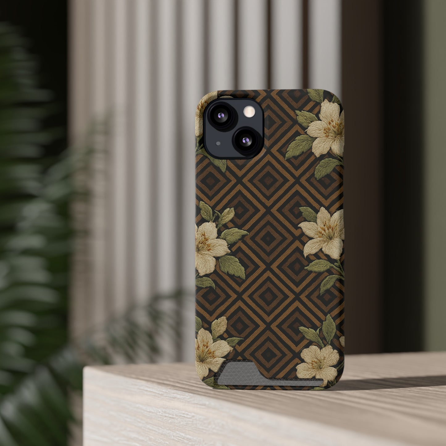 Velvet Bloom • Apple iPhone 13 • MagSafe® Tough Case with Card Holder