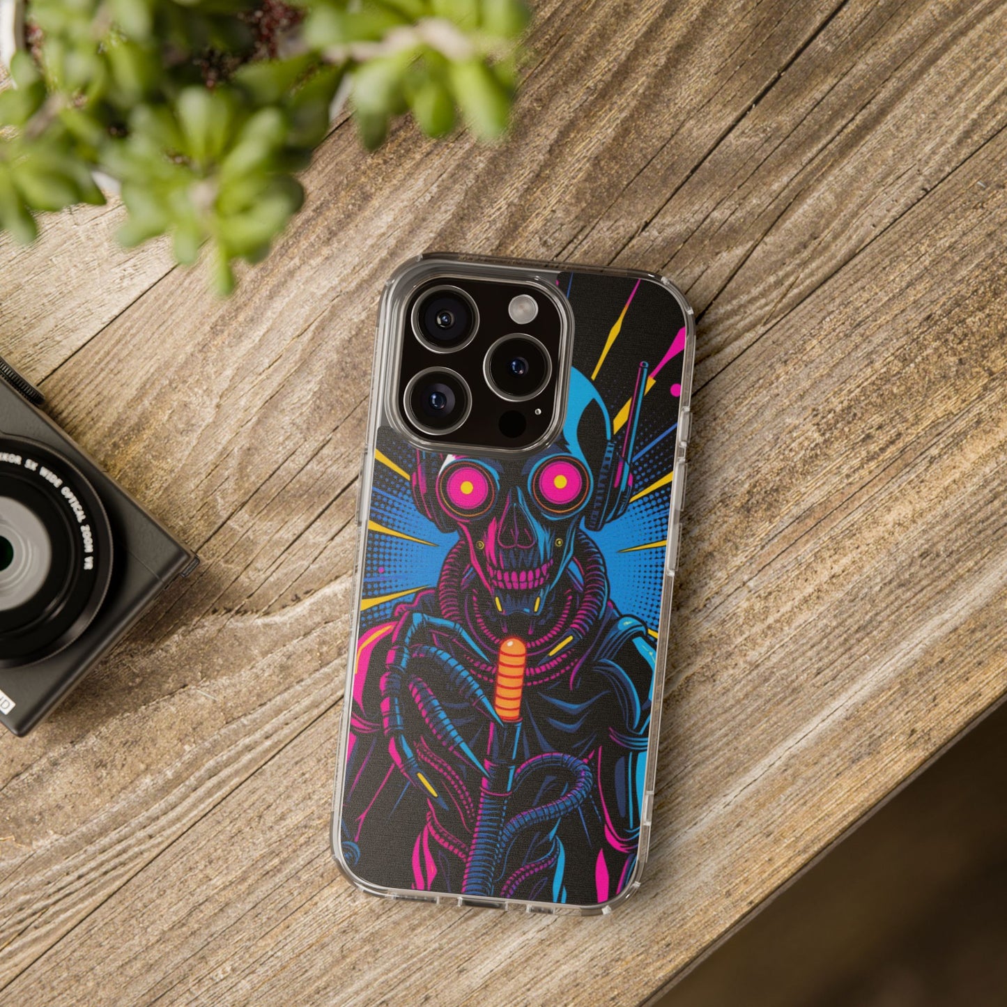 Neon Reaper • Apple iPhone 16 • Clear Case