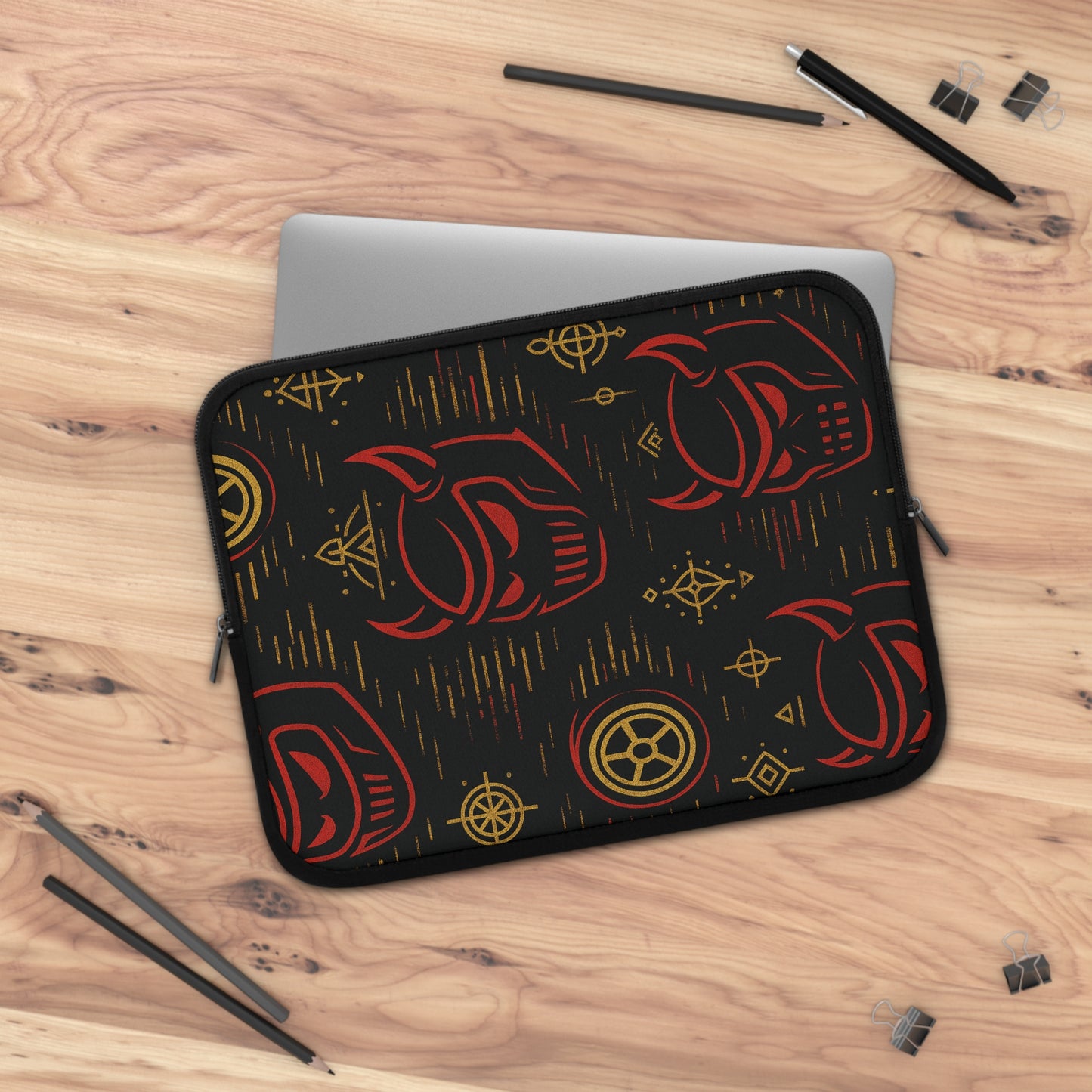 Speed Demon • Dual Zipper Laptop Sleeve
