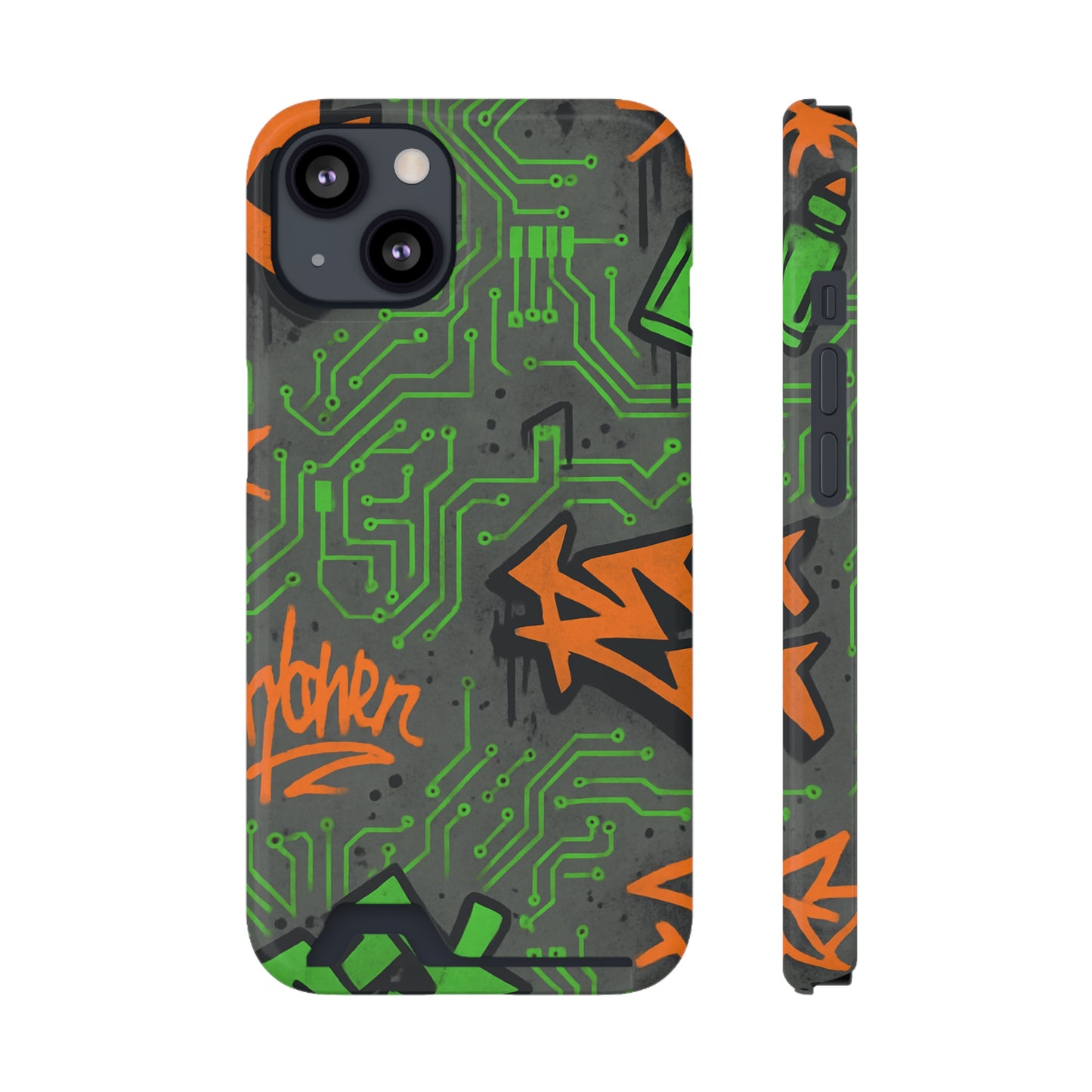 Circuit Cipher • Apple iPhone 13 • MagSafe® Tough Case with Card Holder