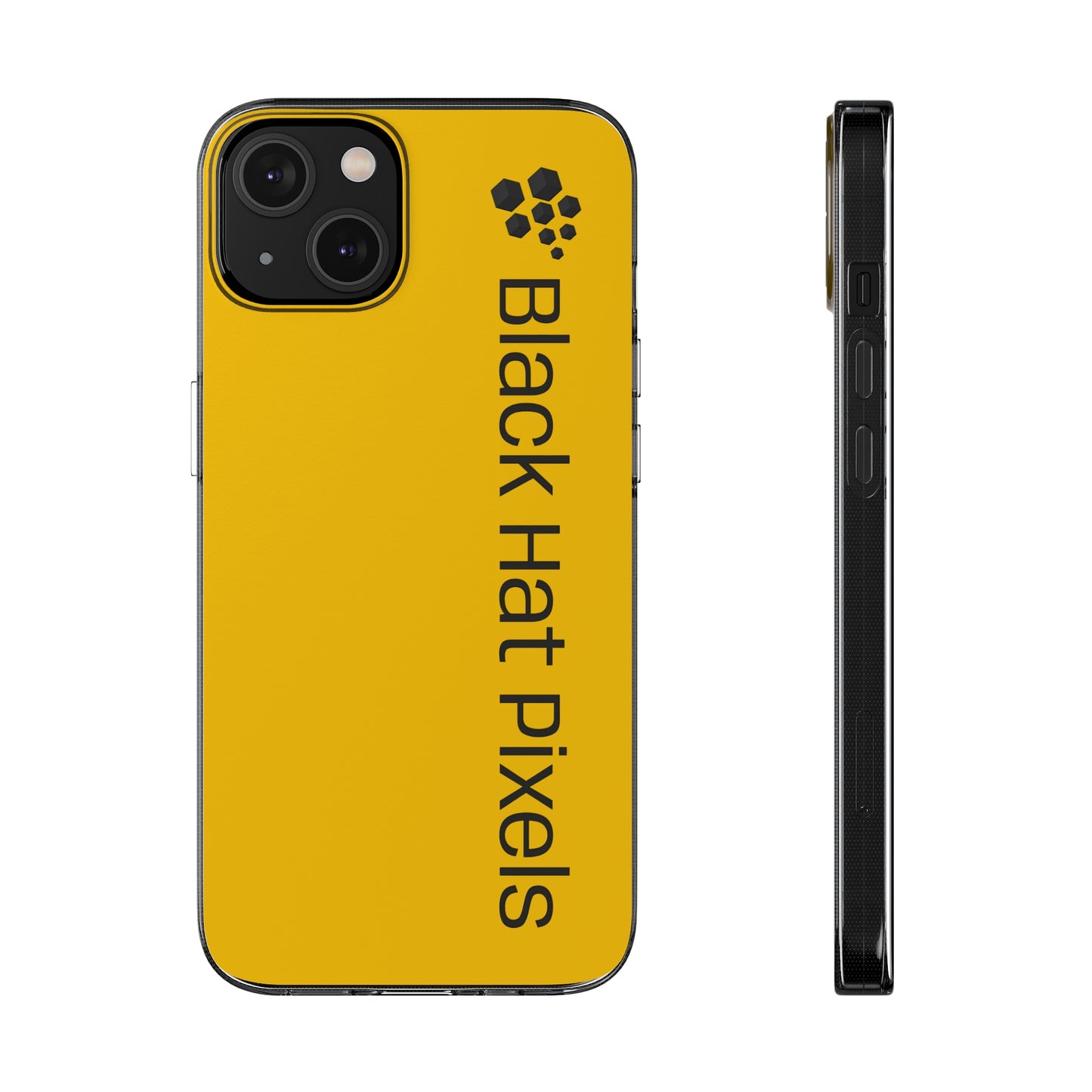 Black Hat Pixels • Apple iPhone 14 • Flexi Clear Case