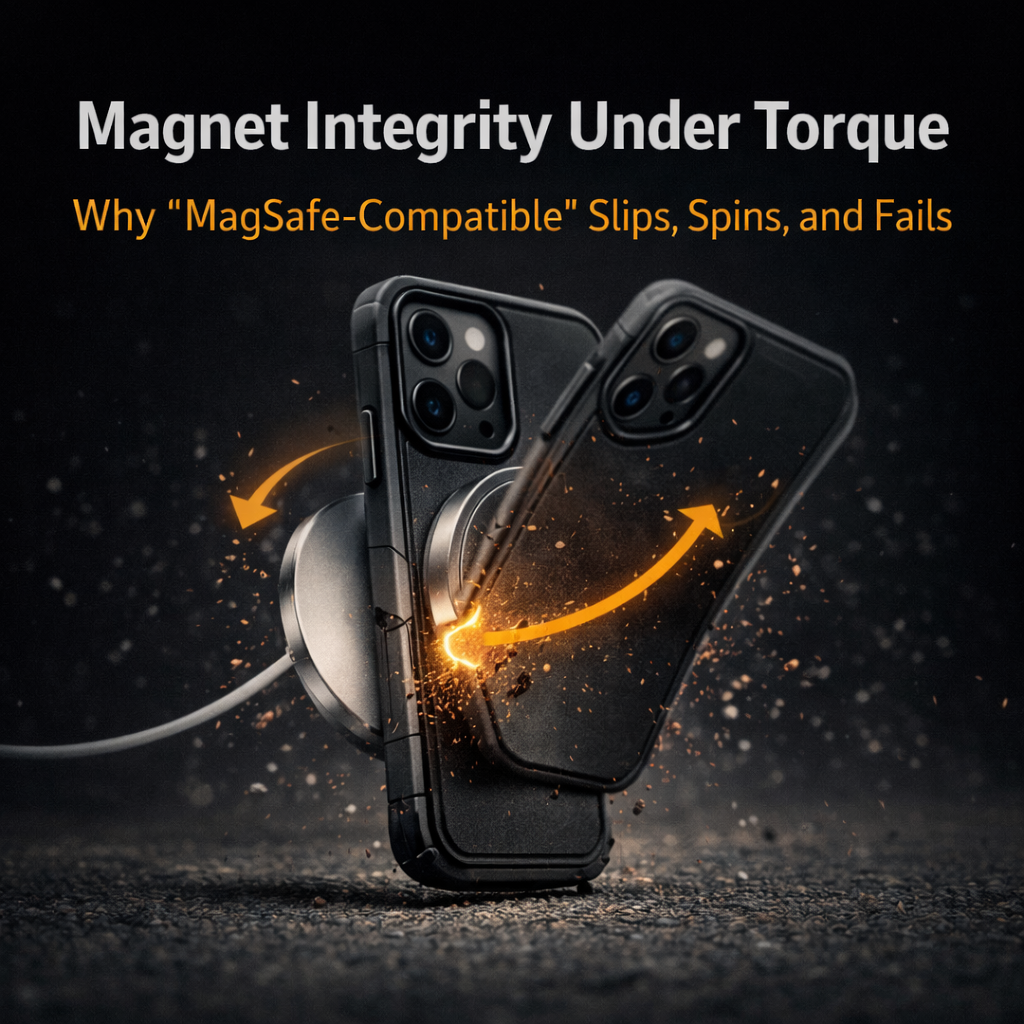 Magnet Integrity Under Torque: Why “MagSafe-Compatible” Slips, Spins, and Fails