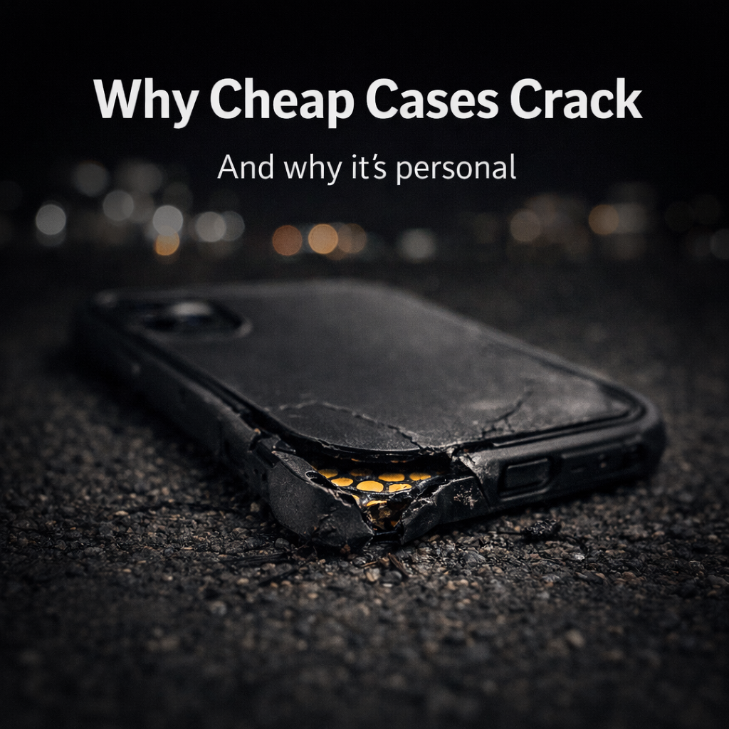 Why Cheap Phone Cases Crack — and Why It’s Personal