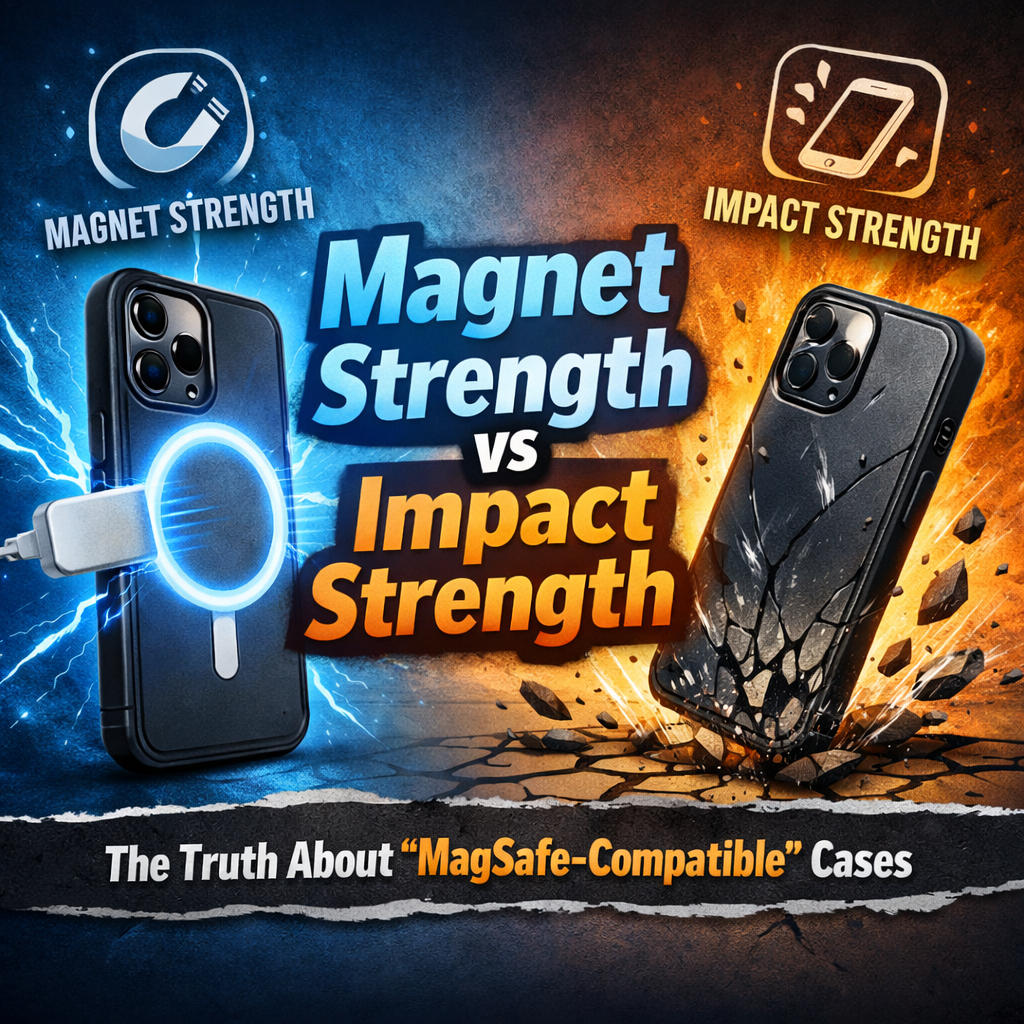 Magnet Strength vs Impact Strength: The Truth About “MagSafe-Compatible” Cases