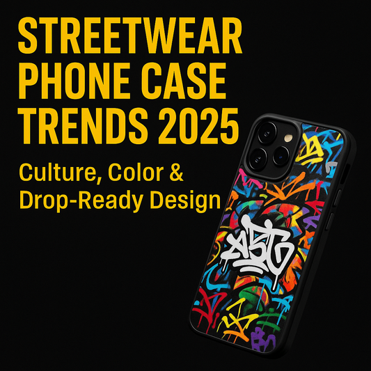 Streetwear Phone Case Trends 2025 — Culture, Color & Drop-Ready Design