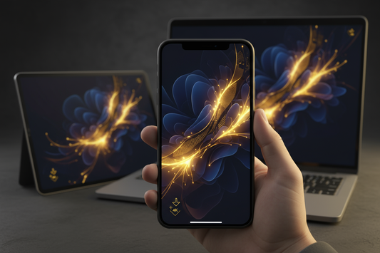 Exclusive 4K digital wallpapers included with Black Hat Pixels premium phone cases and accessories