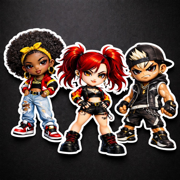 Mood Militia™ — Controlled Chaos Kiss Cut Stickers Collection