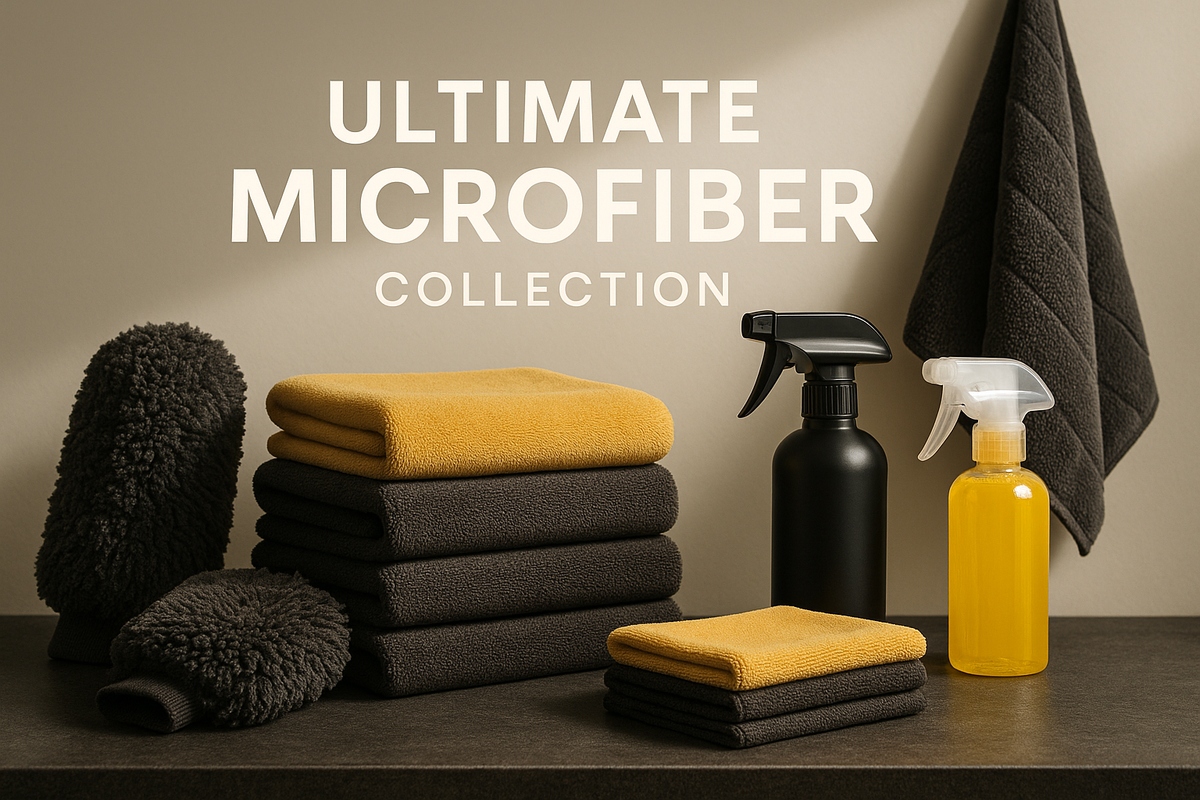 Black Hat Pixels microfiber cleaning gear