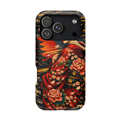 Veiled Grace – Hidden Reckoning • Obsidian Irezumi™ • Apple iPhone 17 Pro • MagSafe Tough Case