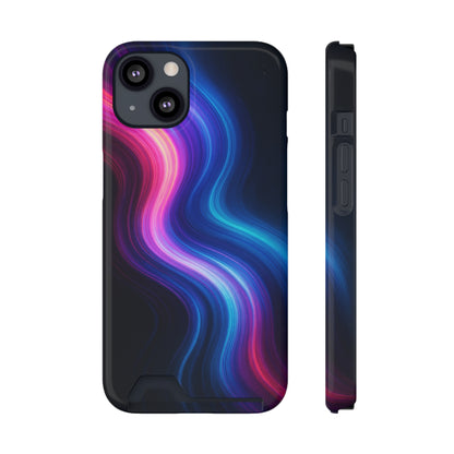 Quantum Surge • Apple iPhone 13 • MagSafe® Tough Case with Card Holder