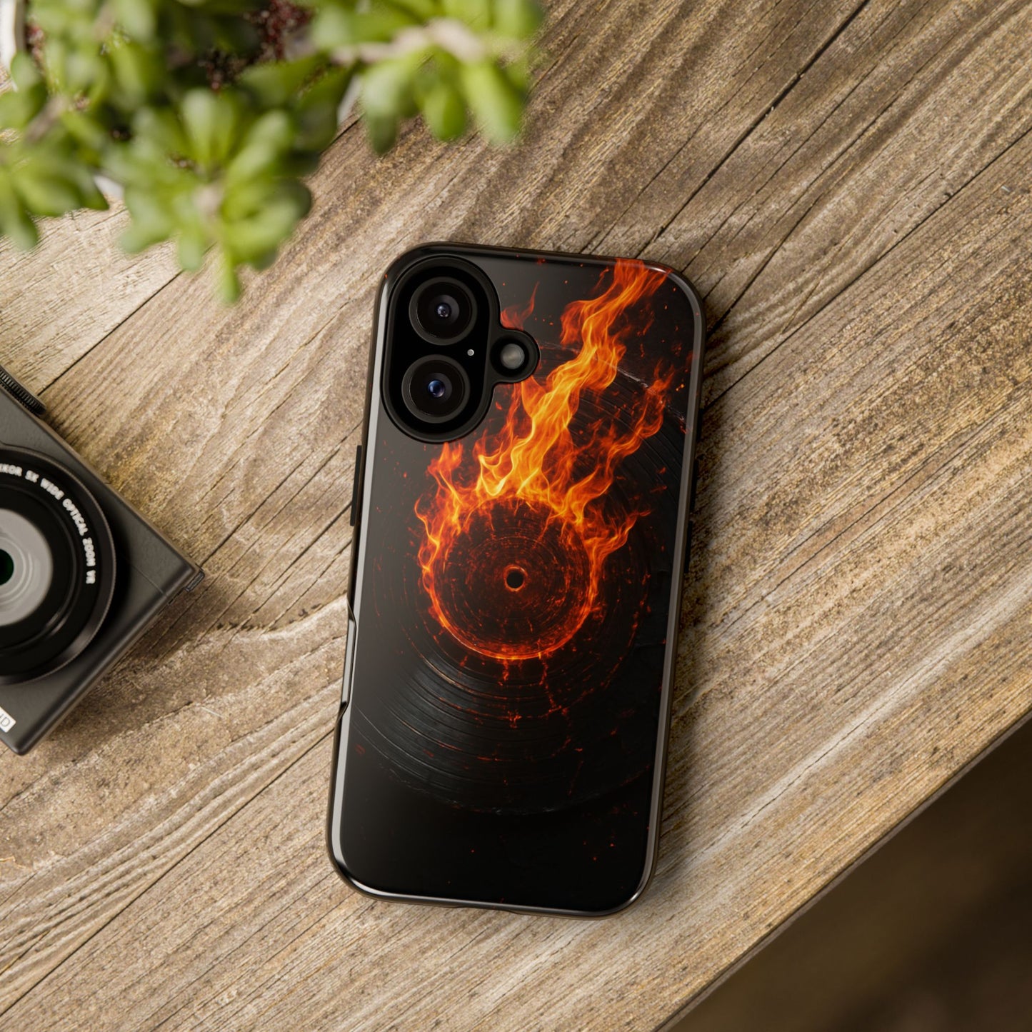 Vinyl Inferno • Apple iPhone 16 • MagSafe® Magnetic Tough Case