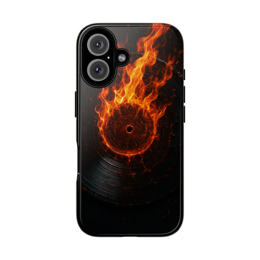 Vinyl Inferno • Apple iPhone 16 • MagSafe® Magnetic Tough Case