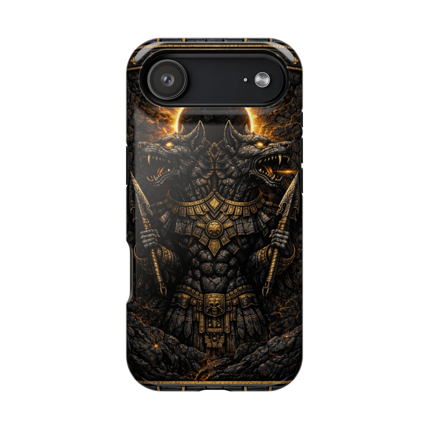 Xolotl • Shadow Guide of Flame • Empire of the Fifth Sun™ • Apple iPhone 17 Pro • MagSafe Tough Case