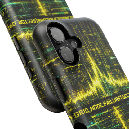 Grid Node Failure • System Collapse • Apple iPhone 17 Pro • MagSafe® Tough Case