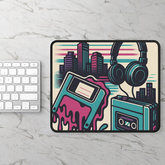 Retro Beats • Eco-Friendly Gaming Mouse Pad