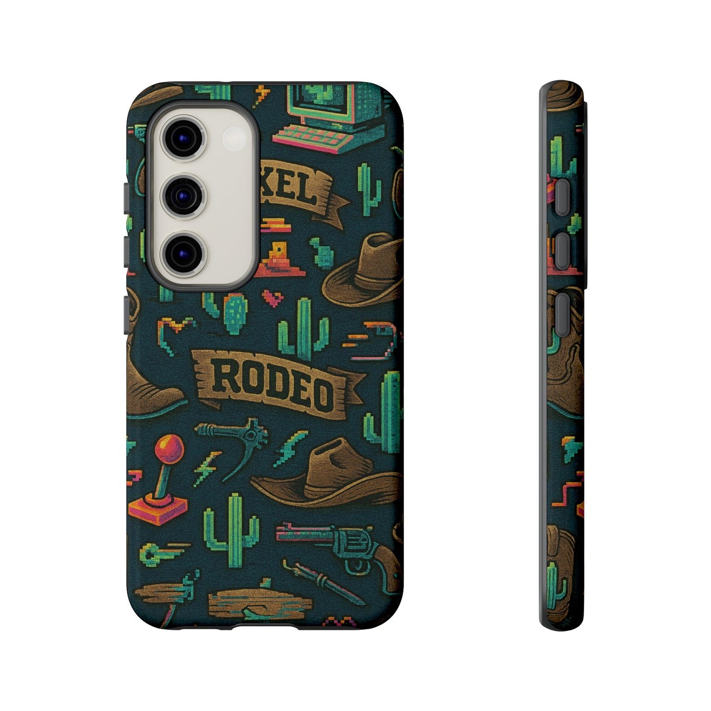 Pixel Rodeo • Samsung Galaxy S23 • Tough Case • Wireless Friendly