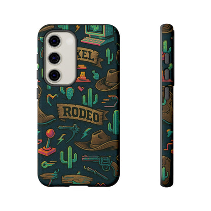 Pixel Rodeo • Samsung Galaxy S23 • Tough Case • Wireless Friendly