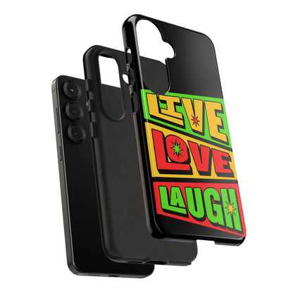 Live Love Laugh • Samsung Galaxy S25 • Wireless Friendly • Tough Case