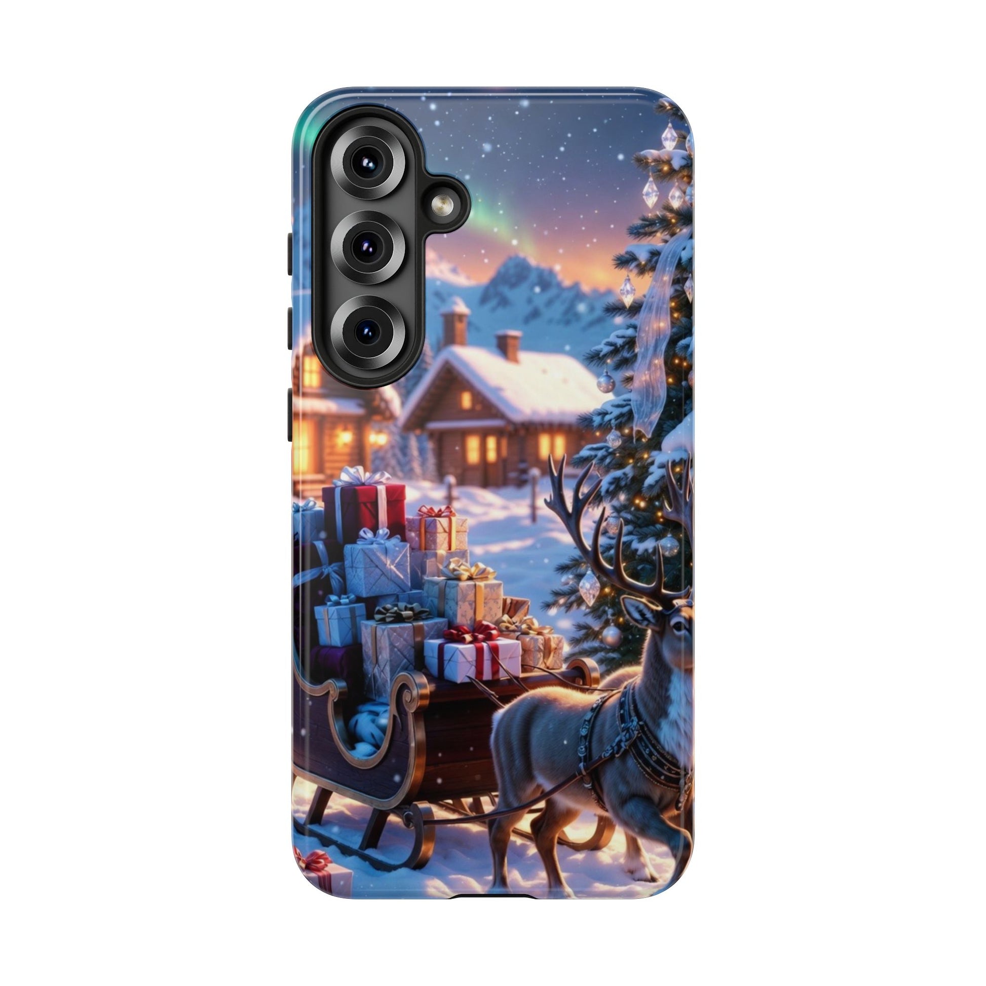 Winter Wonderland • Samsung Galaxy S25 • MagSafe® Tough Case phone case by Black Hat Pixels